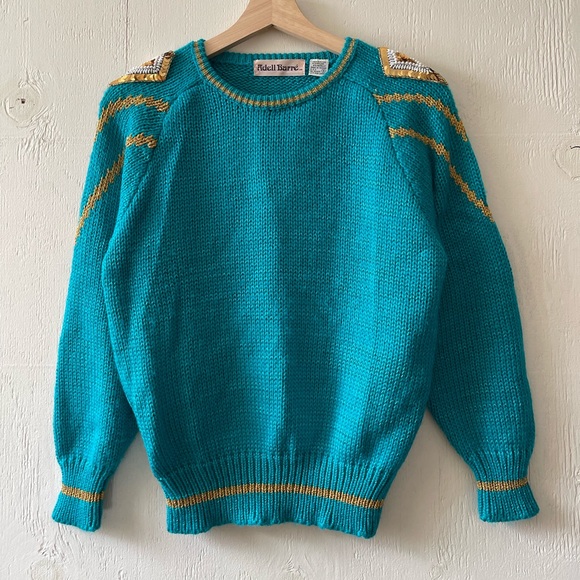 Vintage Adell Barre 80’s Sweater - Picture 1 of 6